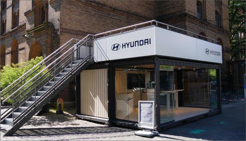 Messecontainer Hyundai Greentech Festival