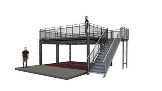 Event-Container 2-geschossig "Rooftop" inkl. Statik Event-Container 2-geschossig "Rooftop" inkl. Statik