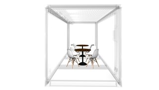 Mobiliar-Set "steel" Tische & Stühle