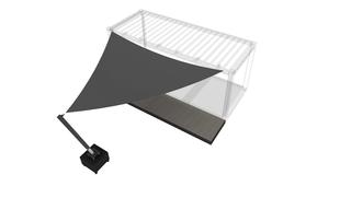 Anbau-Modul Terrasse "Segel" Anbau-Modul Terrasse "Segel"