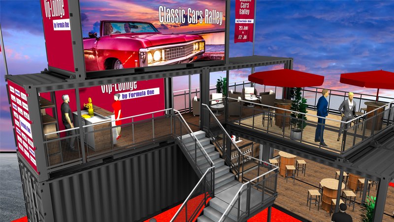 VIP-Container - Modell "Club"
