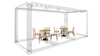 Mobiliar-Set "wood" Tische & Stühle