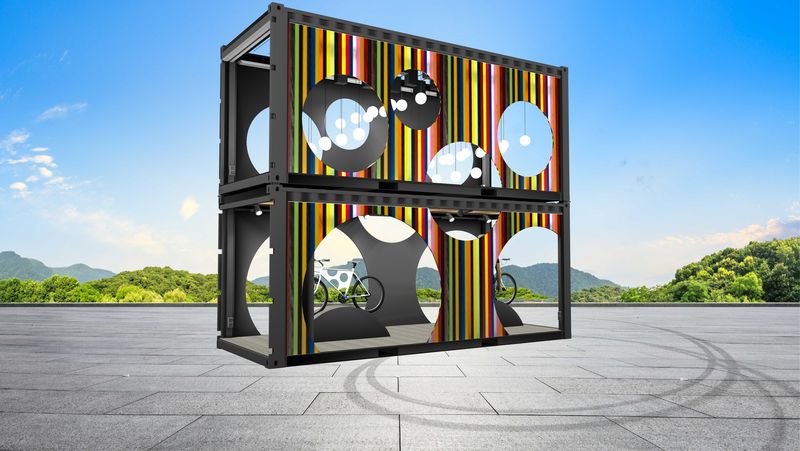 Pop-Up-Store-Container - Modell "KickOff"