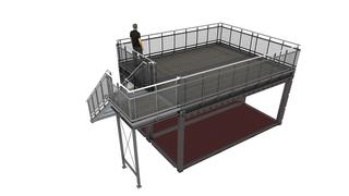 Event-Container 2-geschossig "Rooftop" inkl. Statik Event-Container 2-geschossig "Rooftop" inkl. Statik